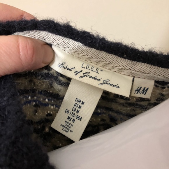 L.O.G.G By H&M Sweater Women’s Medium - Picture 2 of 4